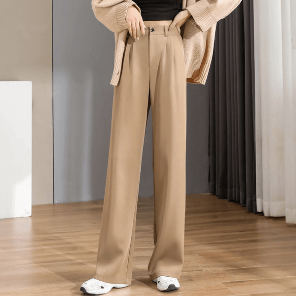 Calça Casual Feminina de Alfaiataria Elegante